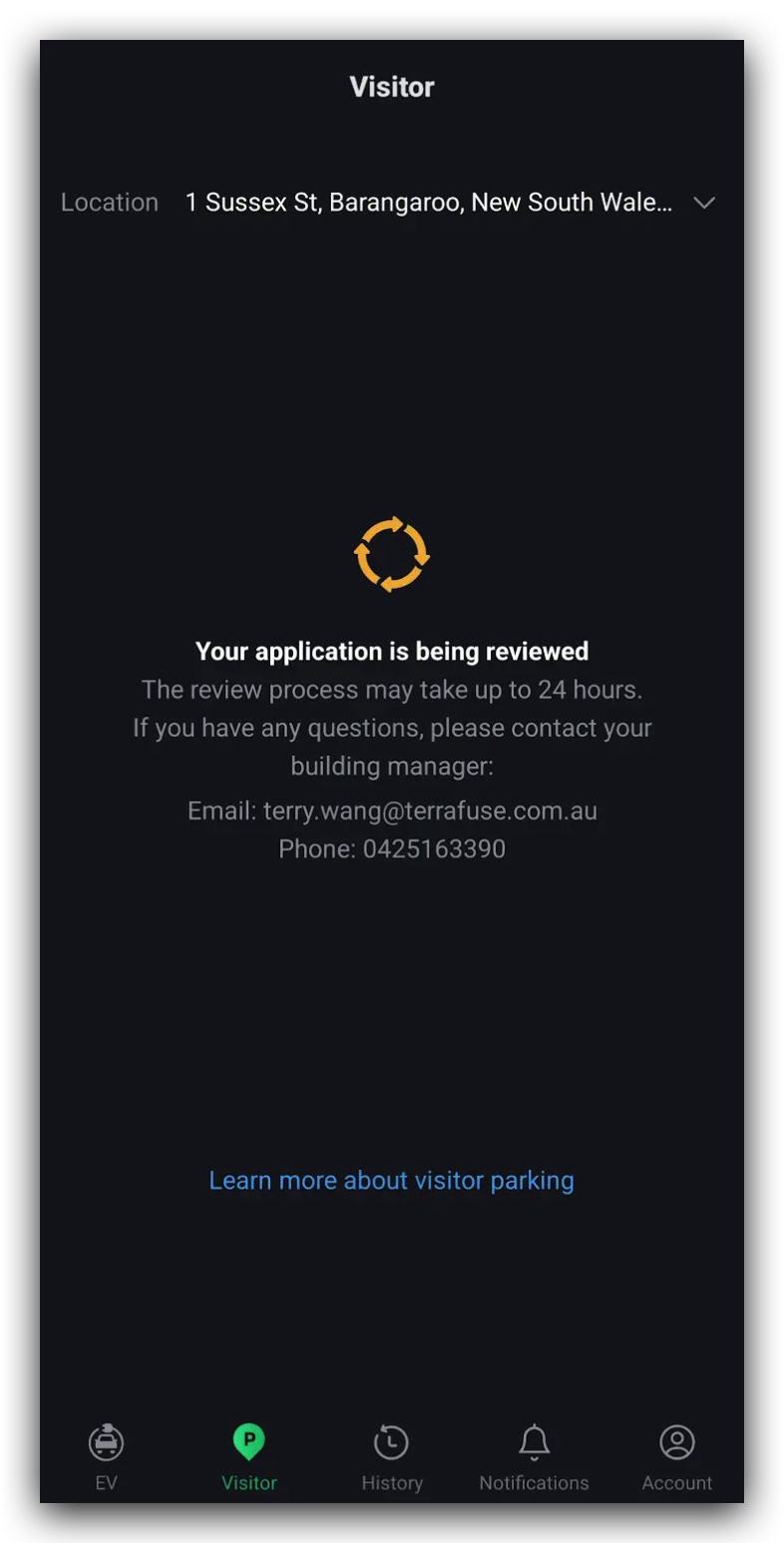 Application Under review